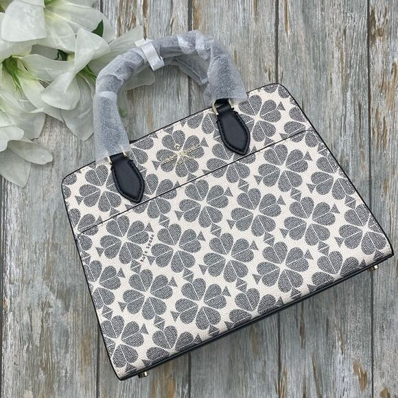 Kate Spade Signature Spade Flower Small Satchel Crossbody Bag Purse - Picture 1 of 12
